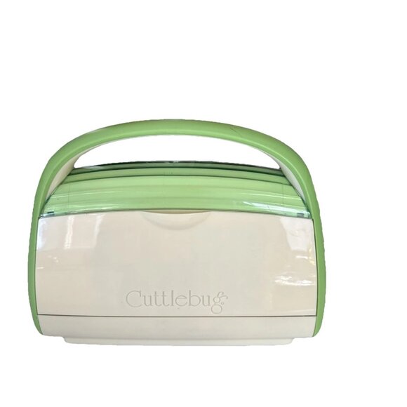 Cricut Cuttlebug Green Die Cutting Embossing Machine Manual Crank Cuddlebug 6” - Picture 3 of 13
